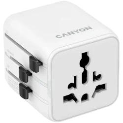 CANYON Travel Adapter OnTour One EU/UK/US/AUS White - 1