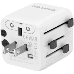 CANYON Travel Adapter OnTour One EU/UK/US/AUS White - 3