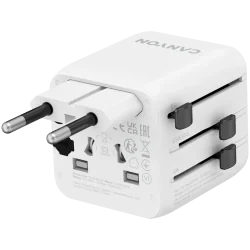 CANYON Travel Adapter OnTour One EU/UK/US/AUS White - 5