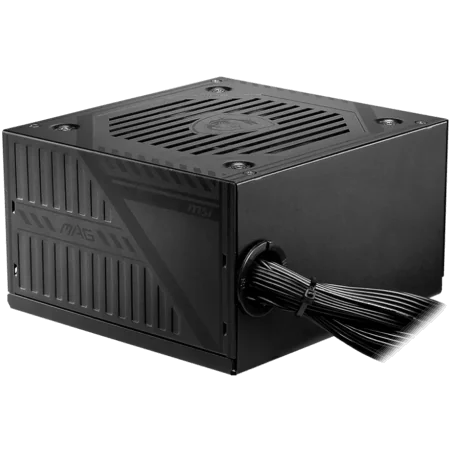 MSI MAG A600DN, 600W, 80 Plus Standart, 120mm Low Noise Fan, Protections: OCP/OVP/OPP/OTP/SCP/UVP, Dimensions: 150mmx140mmx86mm,