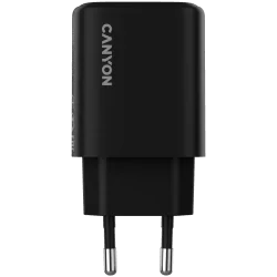 CANYON charger OnCharge 200 20W 1xPD 1xQC EU Black - 2