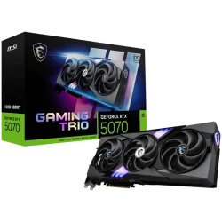 MSI Video Card Nvidia GeForce RTX 5070 12G GAMING TRIO OC, 12GB GDDR7, 192bit, Effective Memory Clock: 28000MHz, Boost: 2610 MHz