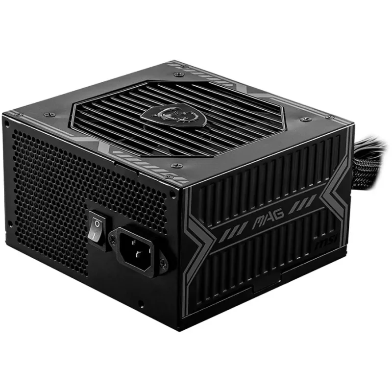 MSI MAG A650BN, 650W, 80 Plus Bronze, 120mm Low Noise Fan, Protections: OCP/OVP/OPP/OTP/SCP, Dimensions: 150mmx140mmx86mm, 5Y Wa