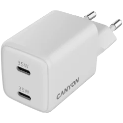 CANYON charger CU35CC GaN 35W 2xPD EU White - 3