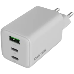 CANYON charger CU65ACC GaN 65W 2xPD 1xQC EU White - 4