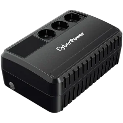 CyberPower UPS с AVR, 650VA/360W, Line-Interactive, 3x Schuko, Runtime at 90W ( min ):18, Surge and Spike protection GreenPower 