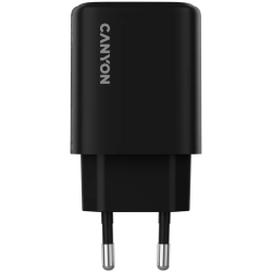 CANYON charger OnCharge 250 25W 1xPD 1xQC EU Black - 2