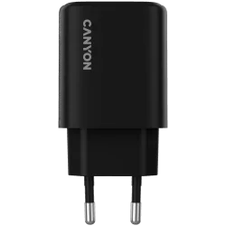 CANYON charger OnCharge 250 25W 1xPD 1xQC EU Black - 2