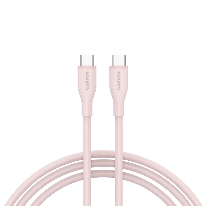 CANYON cable CC60SC10 C-C 60W 1m Silicon Pink Sand - 1
