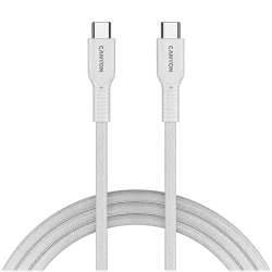 CANYON cable OnWire 60CL C-C 60W COLOR Braided 1m White - 1