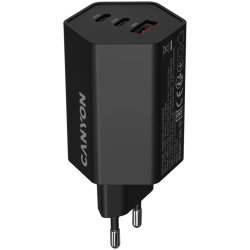 CANYON charger HEXAGON 65 GaN 65W 2xPD 1xQC EU Black - 1