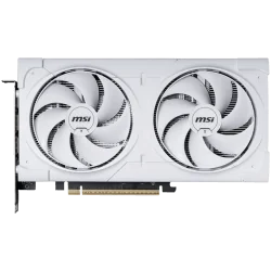 MSI Video Card NVIDIA GeForce RTX 5060 Ti 8G VENTUS 2X OC WHITE PLUS, 8GB GDDR7, 128-bit, 2617 MHz Boost, 4608 CUDA Cores, PCIe 