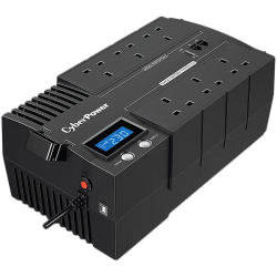 CyberPower UPS AVR 1000VA/600W, Line-Interactive, LCD display, 8x Schuko, Runtime at 90W ( min ):42 BR1000ELCD - 1