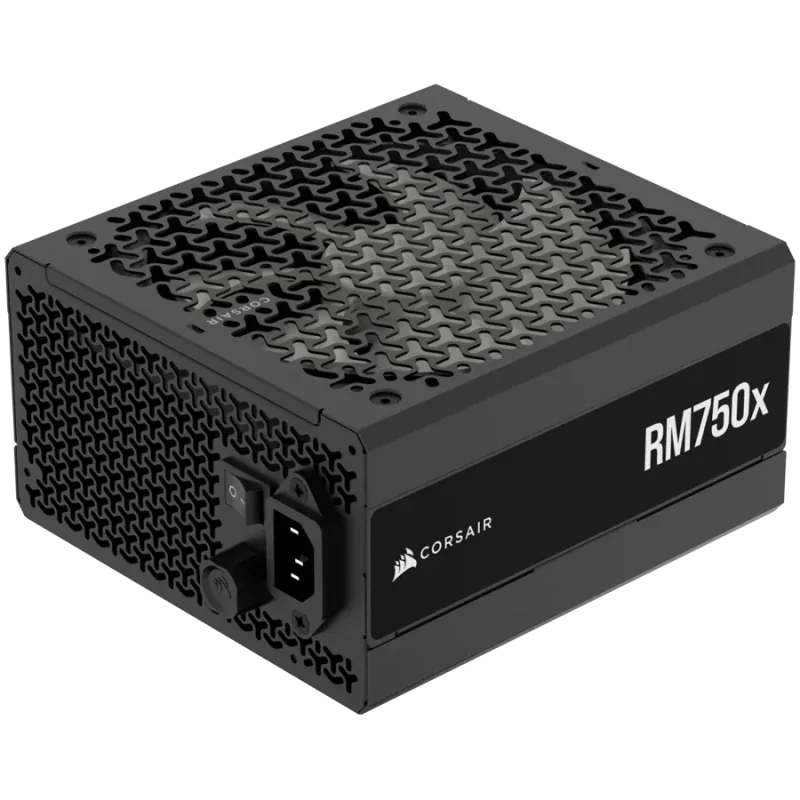 CORSAIR RM750x, 750 Watt, ATX 3.1, Cybenetics Gold Certified, Fully Modular - 1