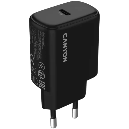 CANYON charger OnCharge 250 25W 1xPD EU Black - 1