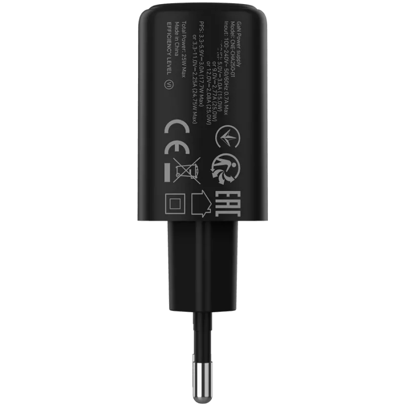 CANYON charger OnCharge 250 25W 1xPD EU Black - 1