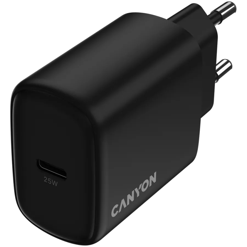 CANYON charger OnCharge 250 25W 1xPD EU Black - 1
