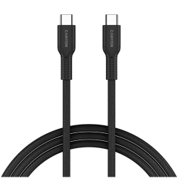 CANYON cable OnWire 60CL C-C 60W COLOR Braided 1m Black - 1