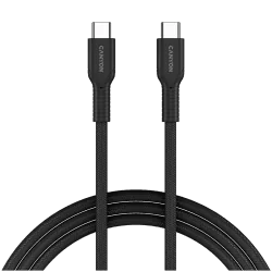 CANYON cable OnWire 60CL C-C 60W COLOR Braided 1m Black - 1