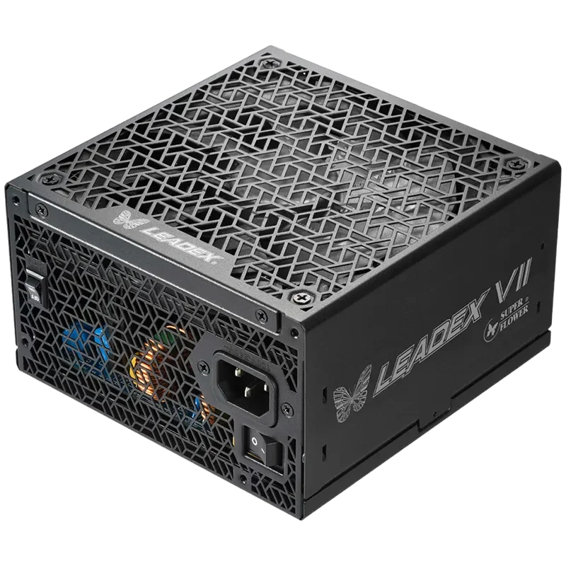 Super Flower Leadex VII XG 1000W ATX 3.1, 80 Plus Gold, Fully Modular, Flat Black Cables, 140mm Fan, 150mmx150mmx86mm, 10 Year W