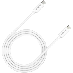 CANYON UC-44, cable, U4-CC-5A1M-E, USB4 TYPE-C to TYPE-C cable assembly 40G 1m 5A 240W(ERP) with E-MARK, CE, ROHS, white - 1