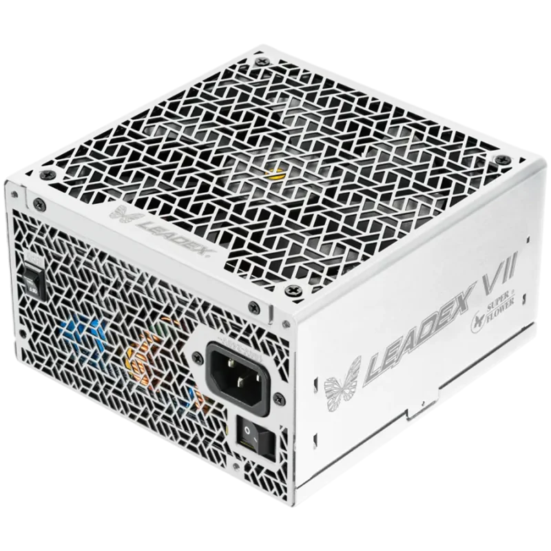 Super Flower Leadex VII Platinum PRO 850W ATX 3.1, 80 Plus Platinum, Fully Modular, Flat White Cables, 140mm Fan, 150mmx150mmx86