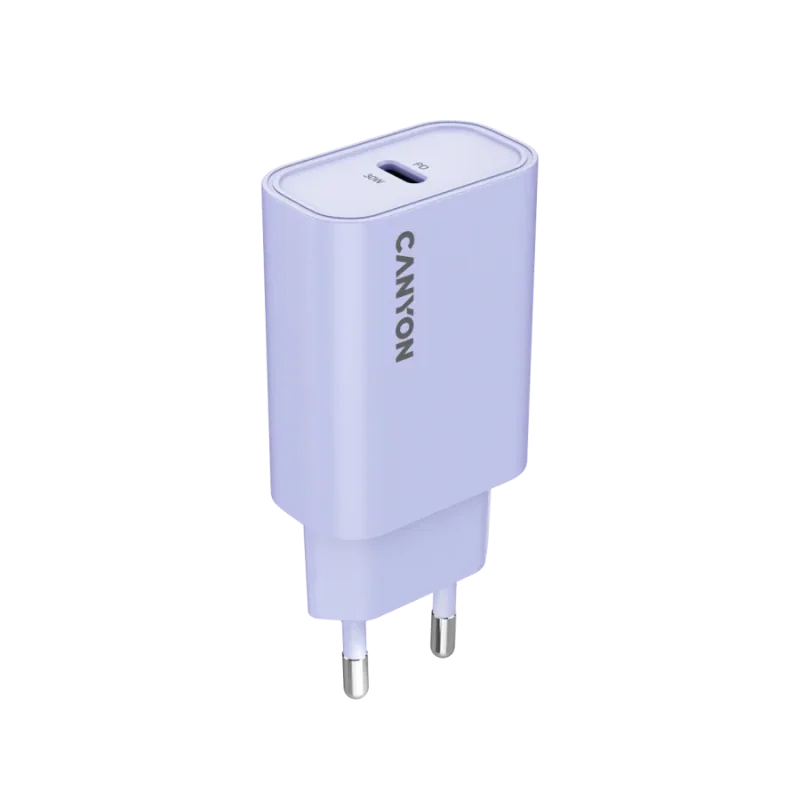 CANYON charger OnCharge 30CL Max Power 30W 1xPD EU Purple - 1