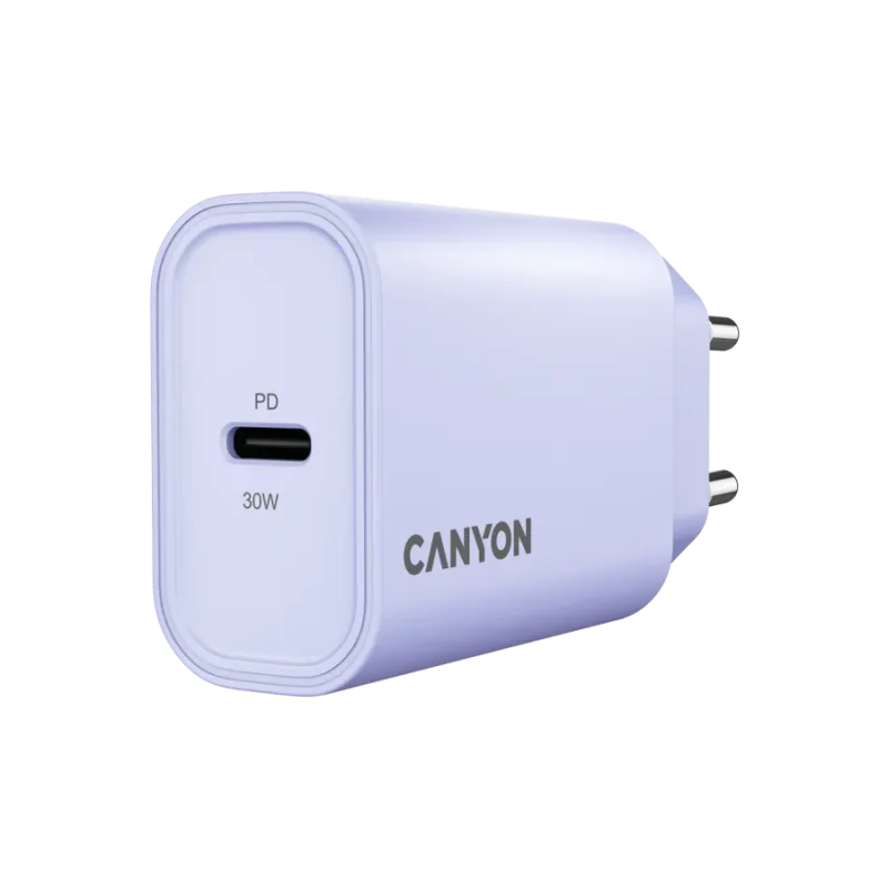 CANYON charger OnCharge 30CL Max Power 30W 1xPD EU Purple - 1