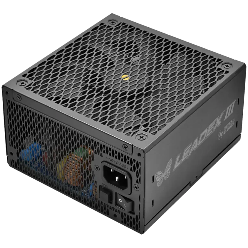 Super Flower Leadex III Gold 1300W ATX 3.1, 80 Plus Gold, Fully Modular, Flat Black Cables, 140mm Fan, 150mmx150mmx86mm, 7 Year 