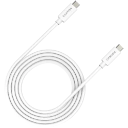CANYON UC-42, cable, U4-CC-5A2M-E, USB4 TYPE-C to TYPE-C cable assembly 20G 2m 5A 240W(ERP) with E-MARK, CE, ROHS, white - 1
