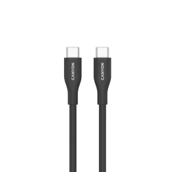 CANYON cable CC60SC10 C-C 60W 1m Silicon Black - 2