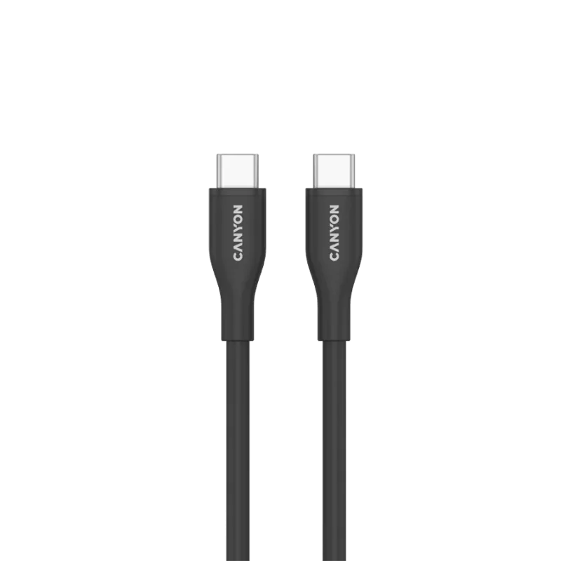 CANYON cable CC60SC10 C-C 60W 1m Silicon Black - 1