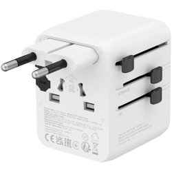 CANYON Travel Adapter OnTour 20 EU/UK/US/AUS 20W  White - 2