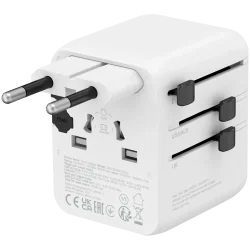 CANYON Travel Adapter OnTour 20 EU/UK/US/AUS 20W&nbsp; White - 2
