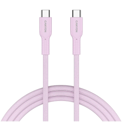 CANYON cable OnWire 60CL C-C 60W COLOR Braided 1m Pink - 1