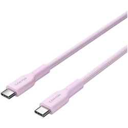 CANYON cable OnWire 60CL C-C 60W COLOR Braided 1m Pink - 2
