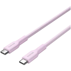CANYON cable OnWire 60CL C-C 60W COLOR Braided 1m Pink - 2