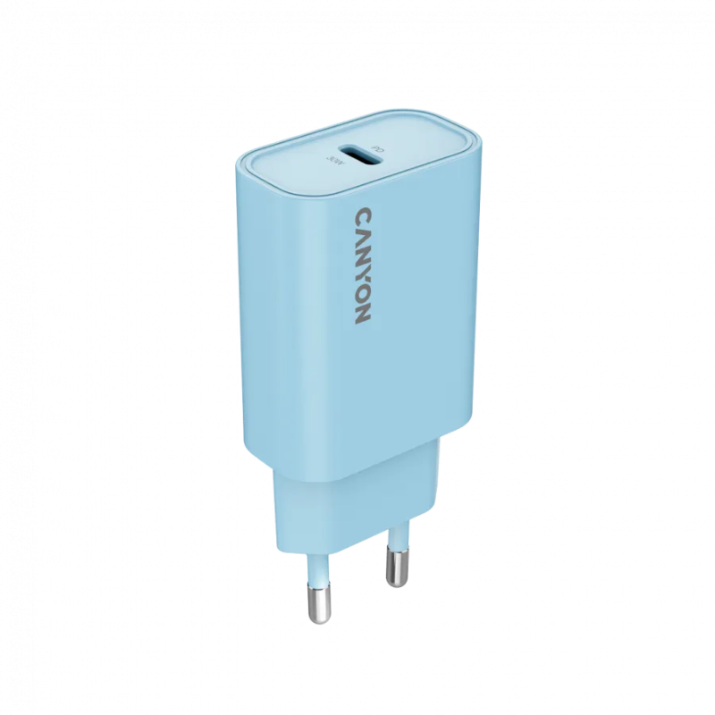 CANYON charger OnCharge 30CL Max Power 30W 1xPD EU Light Blue - 1