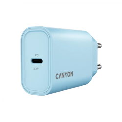 CANYON charger OnCharge 30CL Max Power 30W 1xPD EU Light Blue - 2