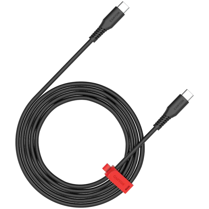 CANYON cable CC60SC C-C 60W 1.2m Black - 1