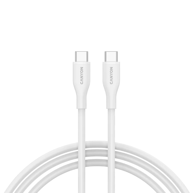 CANYON cable CC60SC10 C-C 60W 1m Silicon White - 1