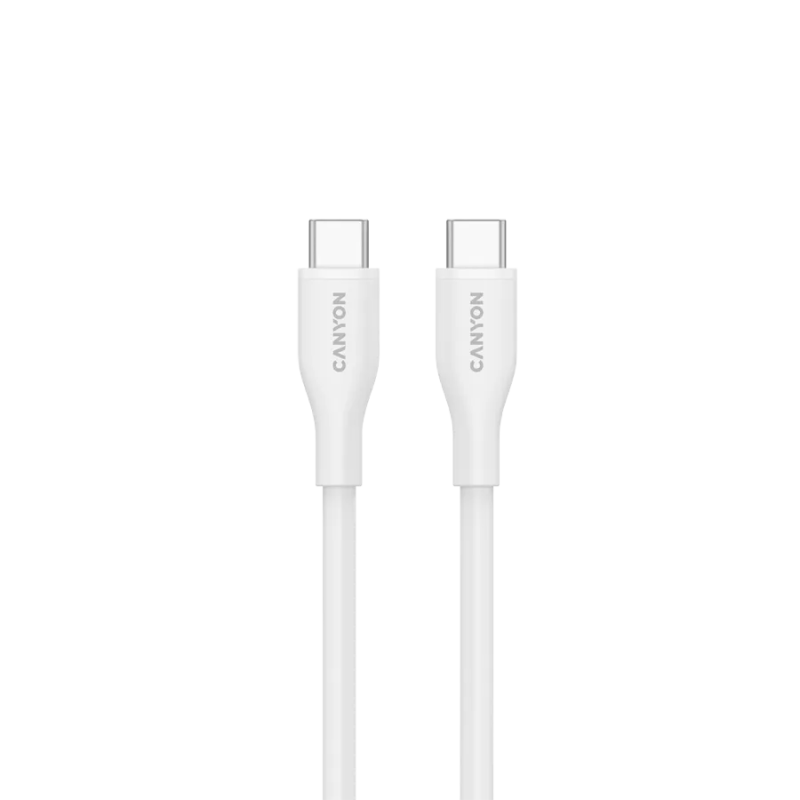 CANYON cable CC60SC10 C-C 60W 1m Silicon White - 1