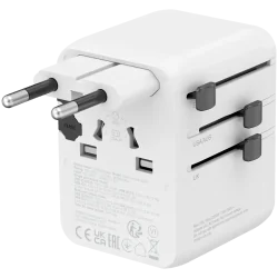CANYON Travel Adapter OnTour 70 EU/UK/US/AUS 70W White - 3