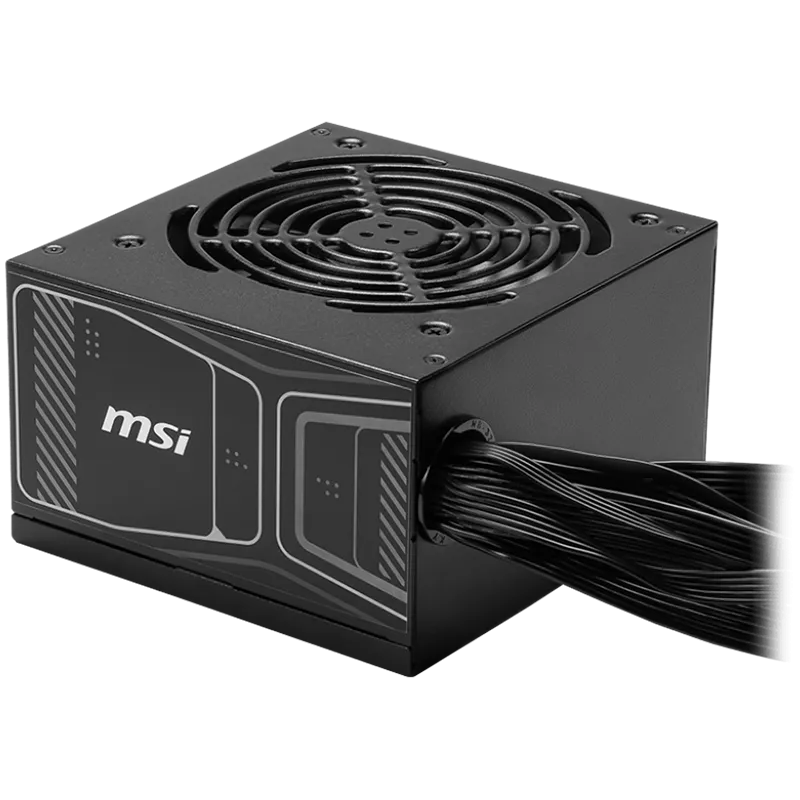 MSI MAG A850GN PCIE5, 850W, 80 Plus Gold, 120mm Fluid Dynamic Bearing Fan, Protections: OCP/OVP/OPP/OTP/SCP, Dimensions: 150mmx1
