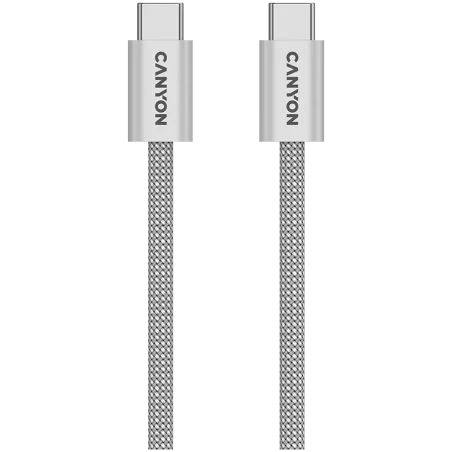 CANYON cable OnWire 60MG C-C 60W Magnet Braided 1m Light Grey - 1