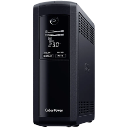 CyberPower UPS AVR, 1600VA/960W, Line-Interactive, LCD display, 4x Schuko, Runtime at 480W ( min ):11, Surge and Spike protectio
