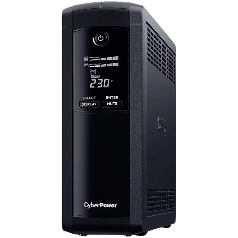 CyberPower UPS AVR, 1600VA/960W, Line-Interactive, LCD display, 4x Schuko, Runtime at 480W ( min ):11, Surge and Spike protectio