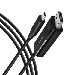 Active USB-C - DisplayPort cable - adapter AXAGON RVC-DPC for connecting a DisplayPort monitor/TV/projector to a notebook or mob