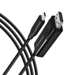 Active USB-C - DisplayPort cable - adapter AXAGON RVC-DPC for connecting a DisplayPort monitor/TV/projector to a notebook or mob
