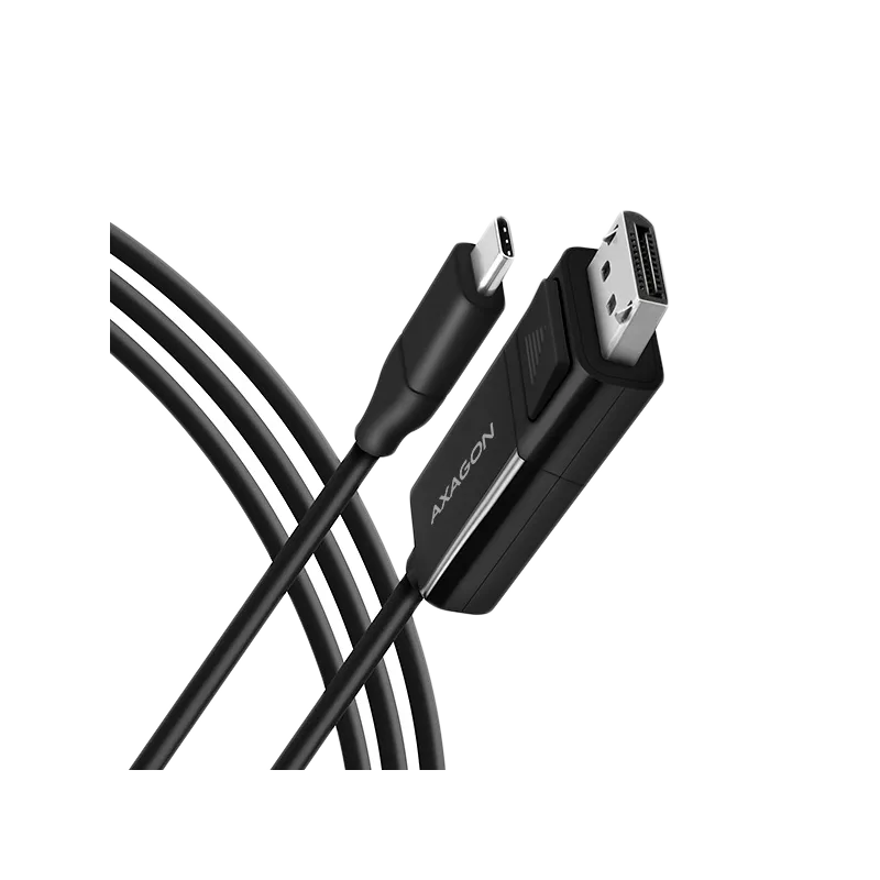 Active USB-C - DisplayPort cable - adapter AXAGON RVC-DPC for connecting a DisplayPort monitor/TV/projector to a notebook or mob